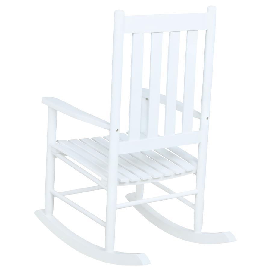 Coaster Fine Furniture Annie - Slat Back Solid Wood Rocking Chair | Meri Furniture