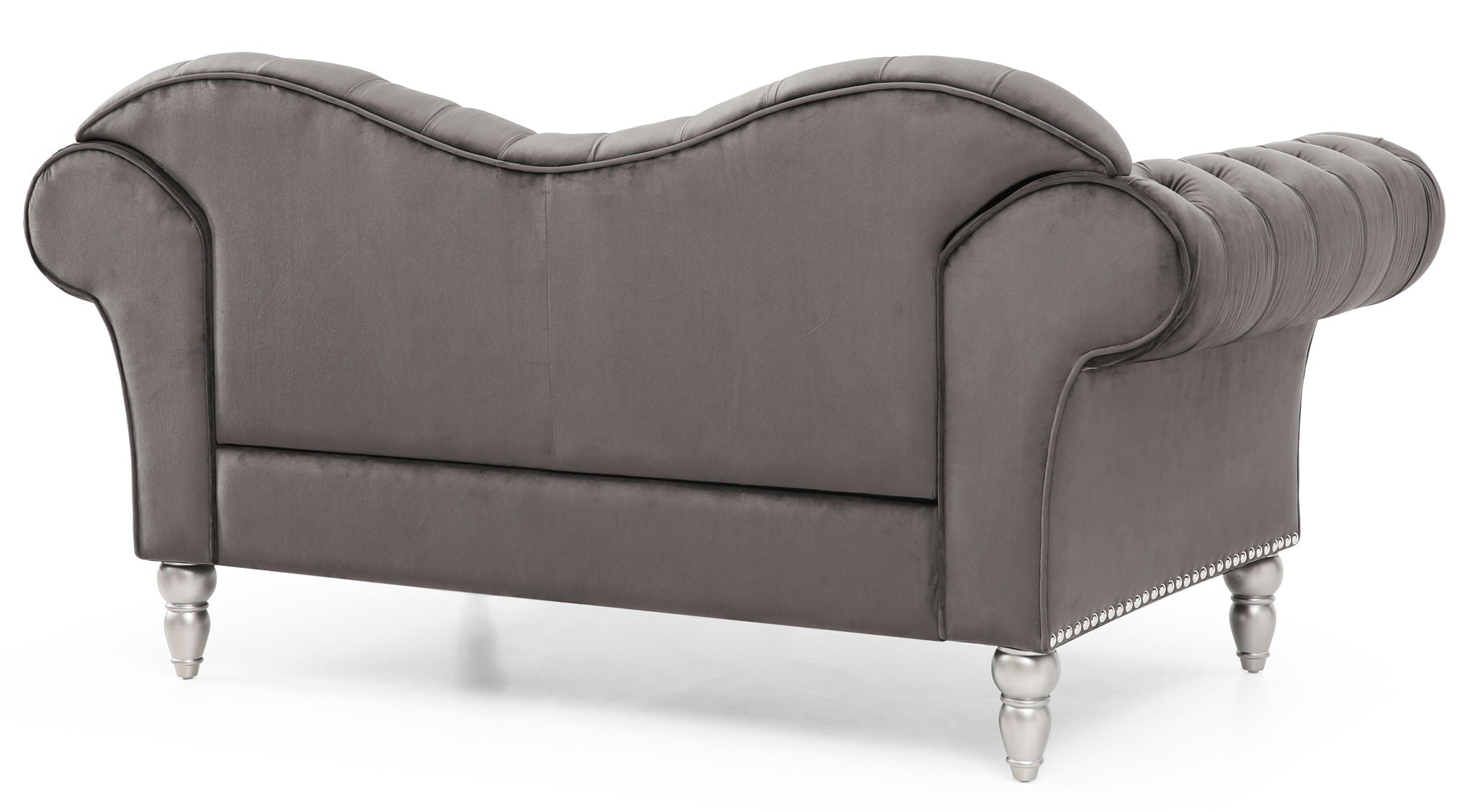Elegant Round Arm Loveseat