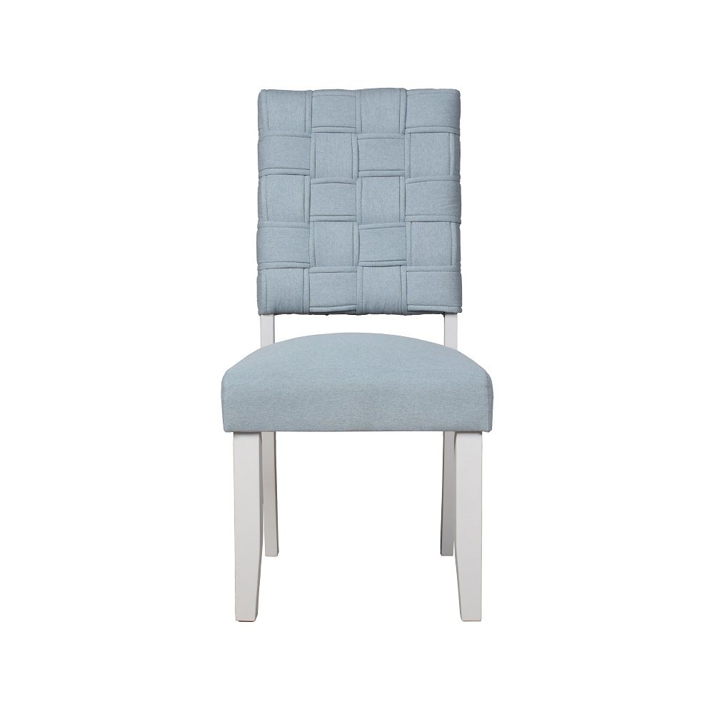 ACME Saree - Side Chair (Set of 2) - White | Meri Furniture