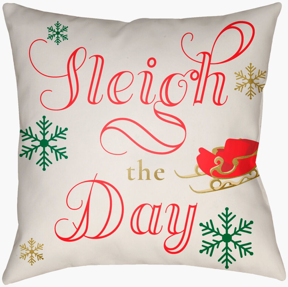 Sleigh The Day Pillow