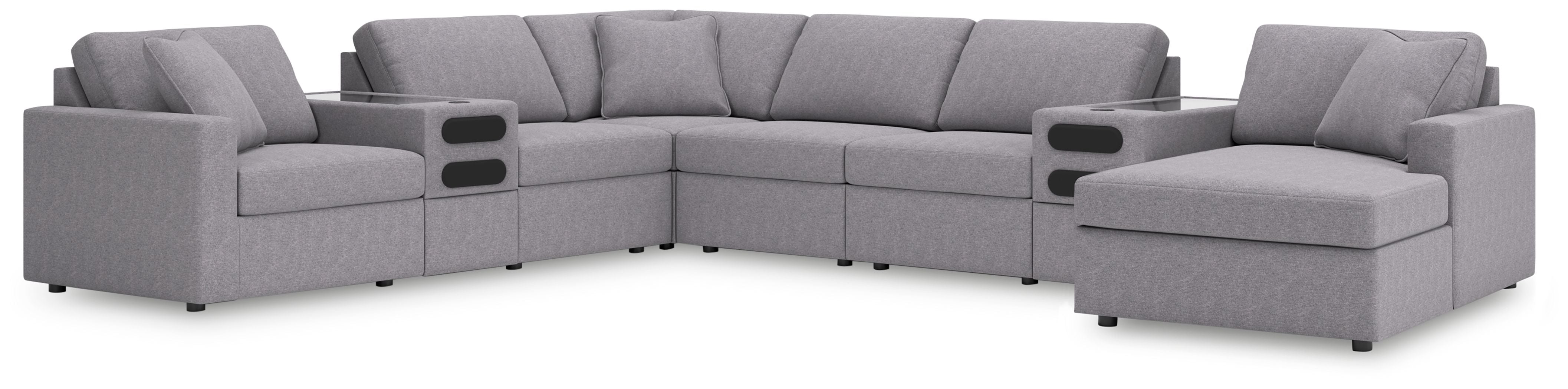 Signature Design by Ashley® Modmax - Granite - Sectional | Meri Furniture