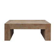 Rustic Wood Coffee Table Modern Farmhouse Rectangular Table For Living Room - Natural / Natural Multi / Natural Wood / Natural / Rustic