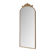 Vintage Arched Full Body Mirror, Wall Mounted For Living Room