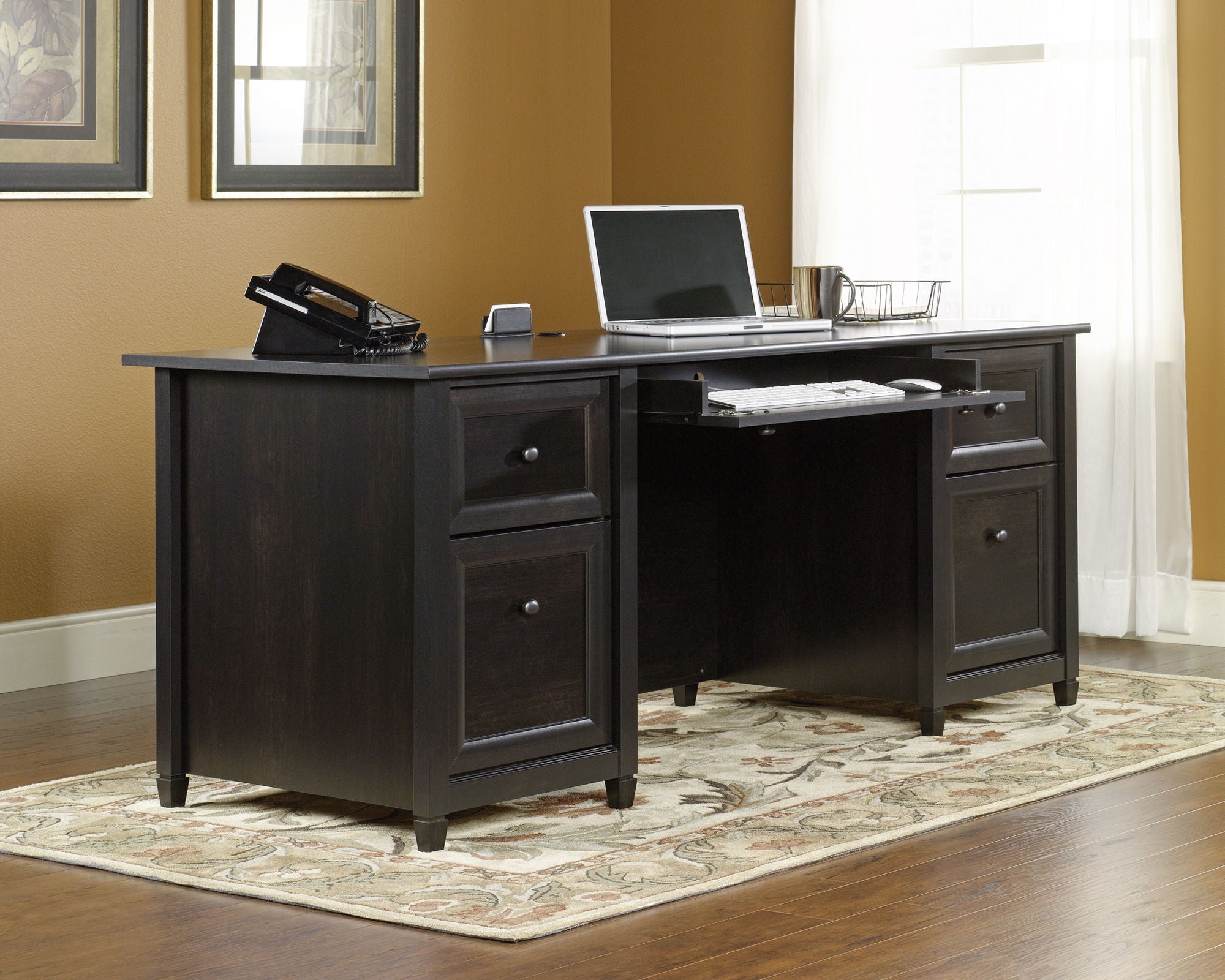 Edge Water Executive Desk Estate Black