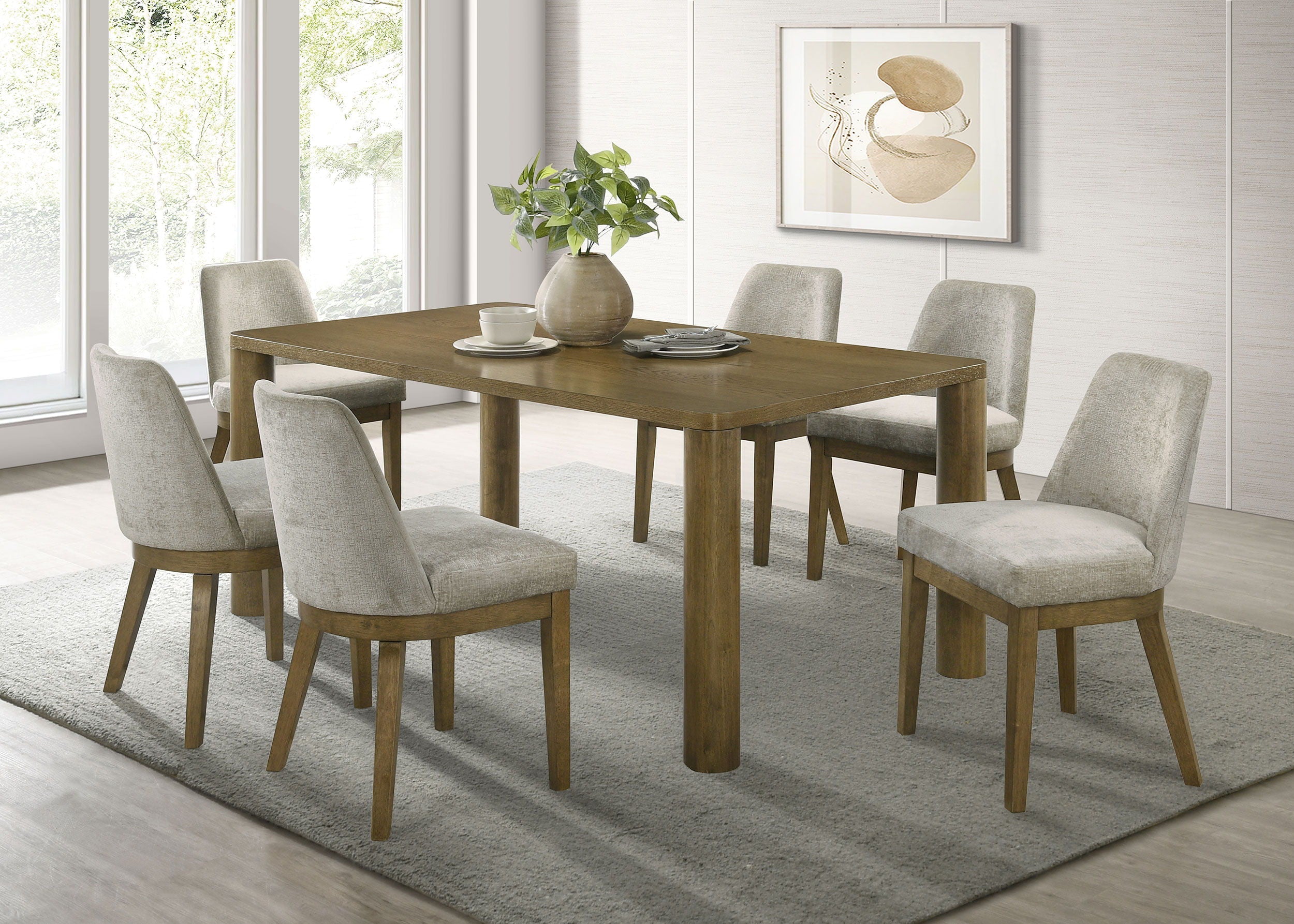 Coaster Fine Furniture Castlewood - Rectangular Dining Set | Meri Furniture