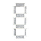 ACME Noralie - Wall Decor - Mirrored & Faux Diamonds - 63" | Meri Furniture