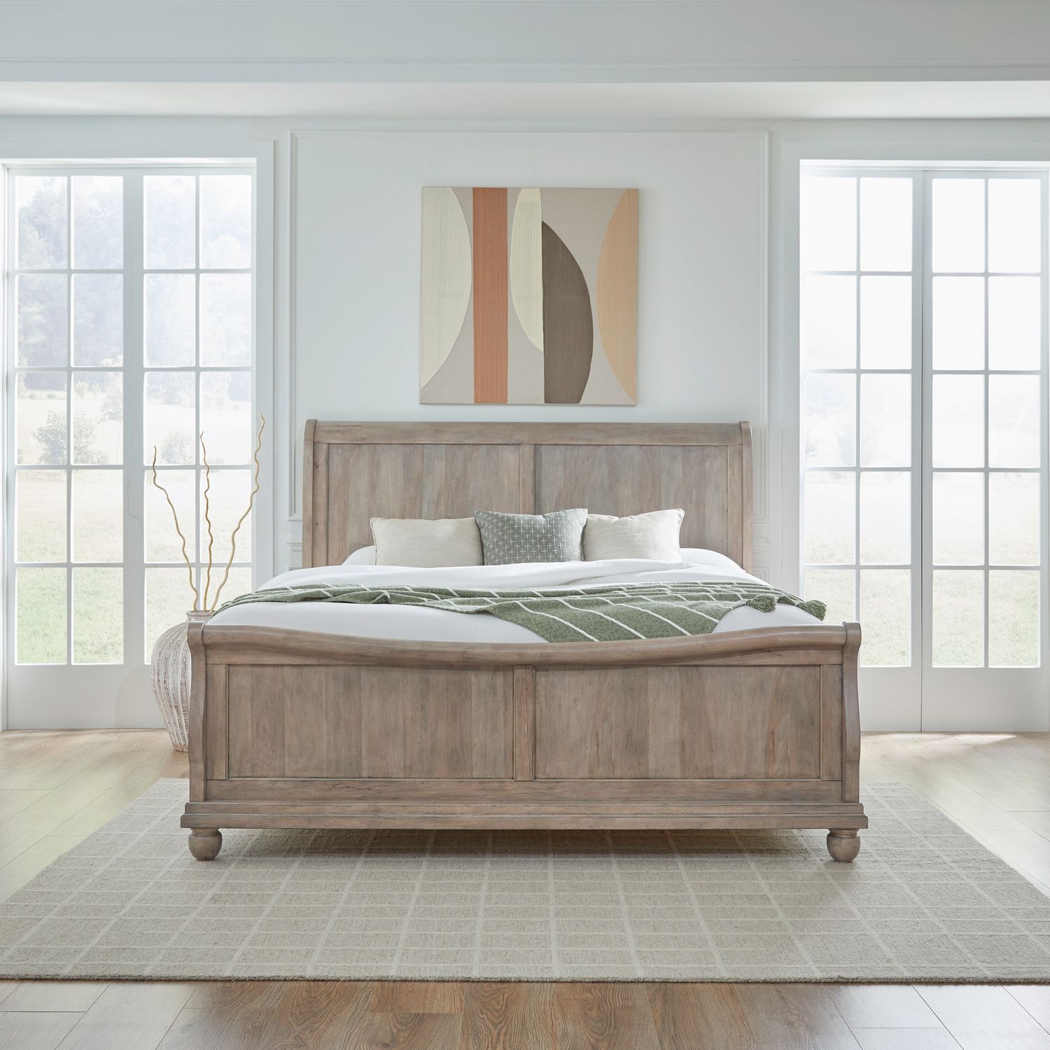 Rustic Traditions - Sleigh Bed