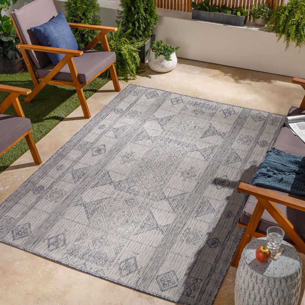 Tuareg Machine Woven Rug