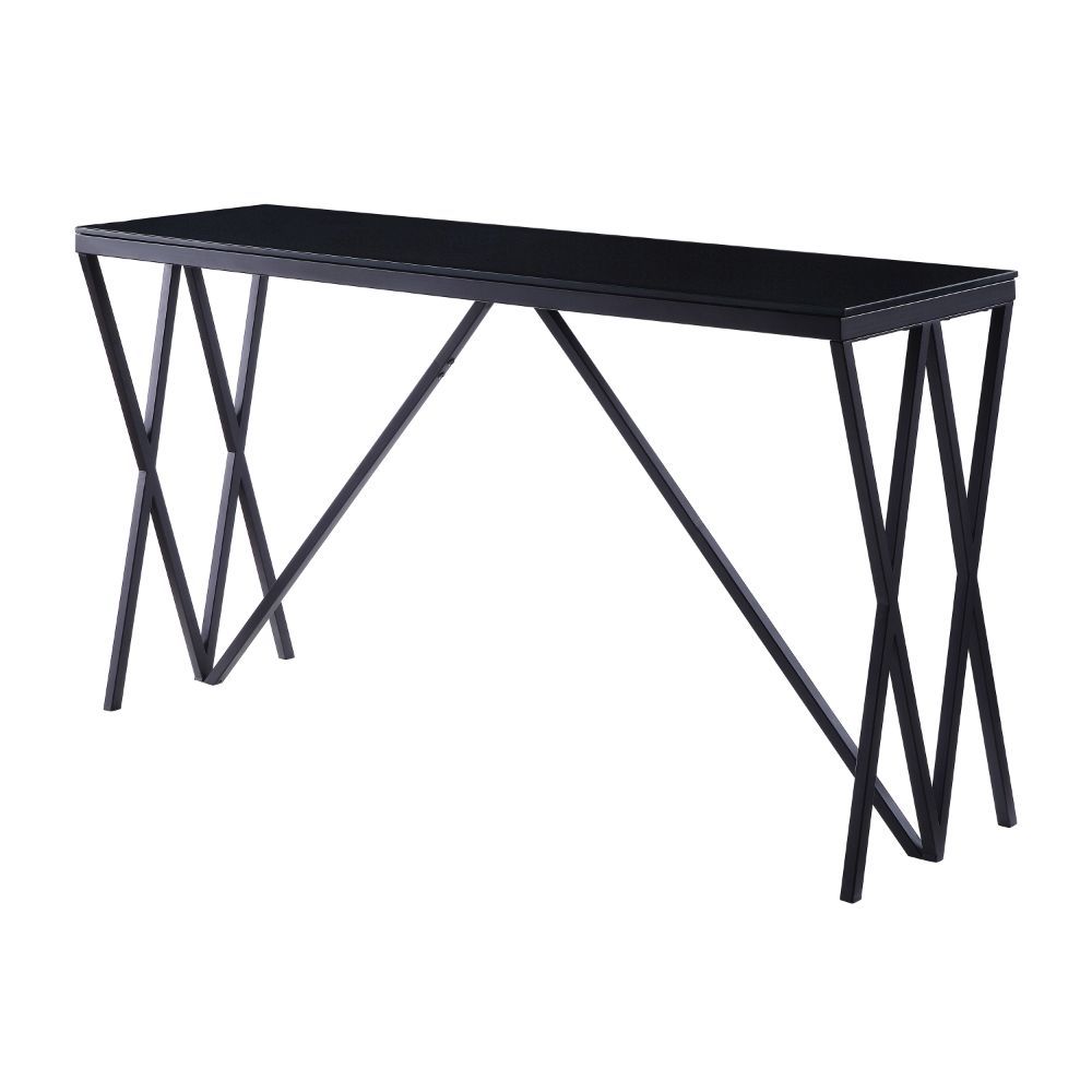 ACME Magenta - Accent Table - Black & Glass | Meri Furniture