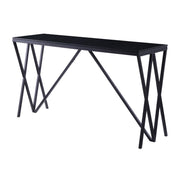 ACME Magenta - Accent Table - Black & Glass | Meri Furniture