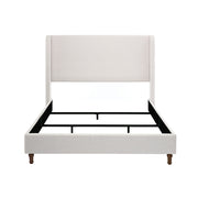 Hayden - Upholstered Wingback Bed With Tall Headboard