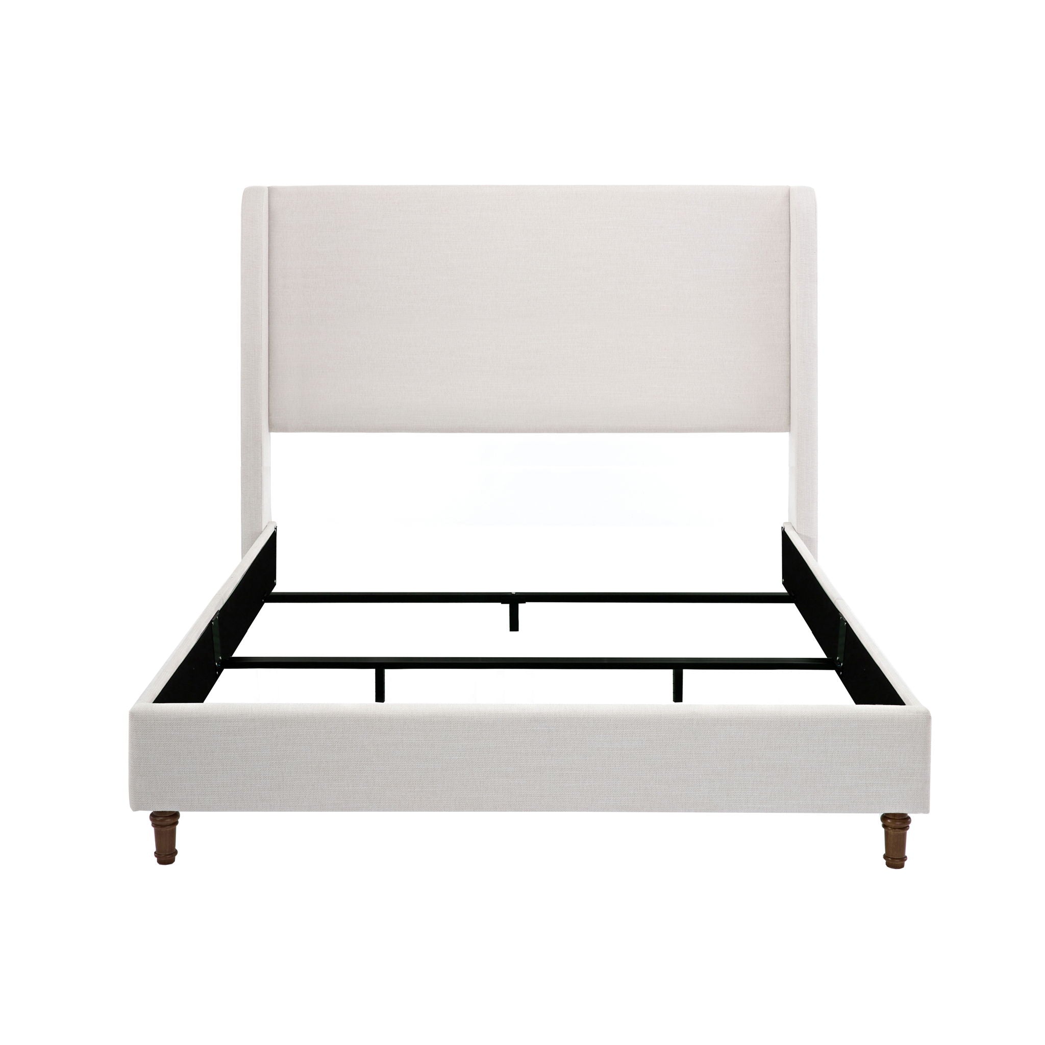 Hayden - Upholstered Wingback Bed With Tall Headboard