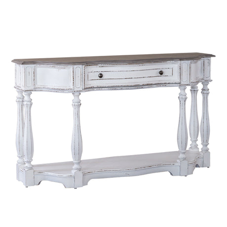 Liberty Furniture Magnolia Manor - Hall Console Table - White | Meri Furniture