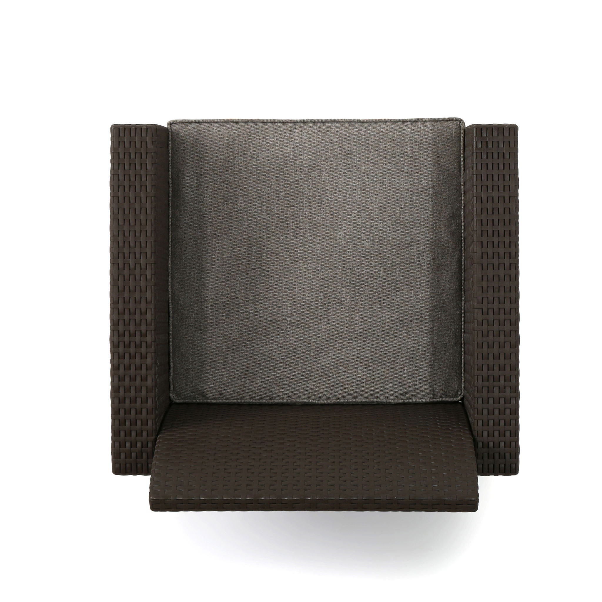 Outdoor Wicker Club Chair With Water Resistance