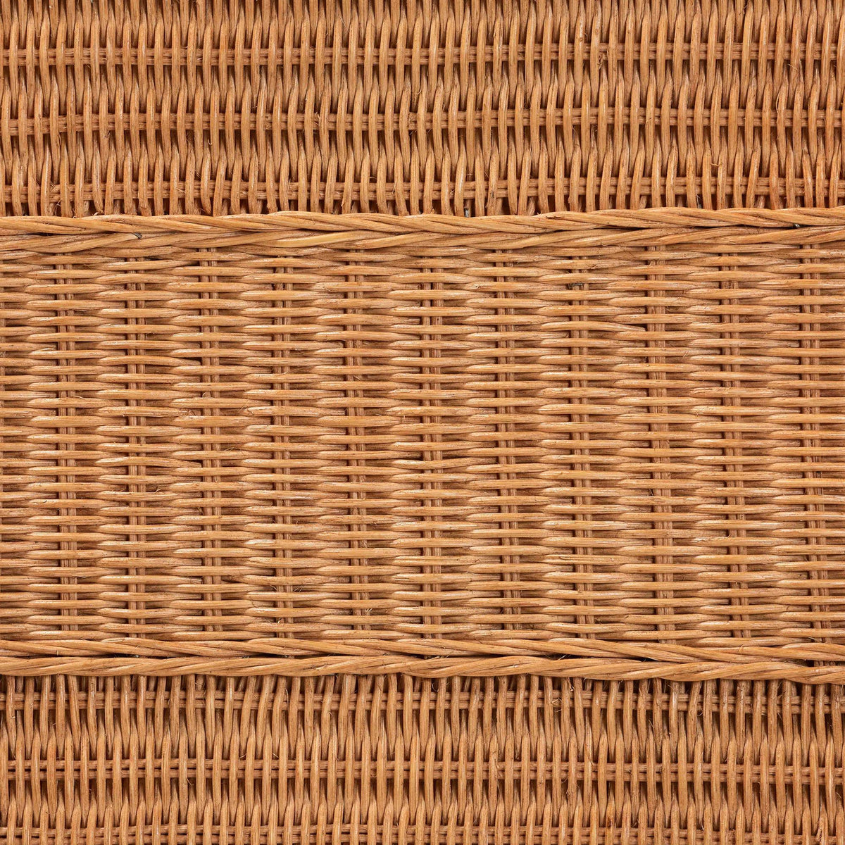 bali & pari Minahasa Bohemian Light Honey Braided Rattan Side Table