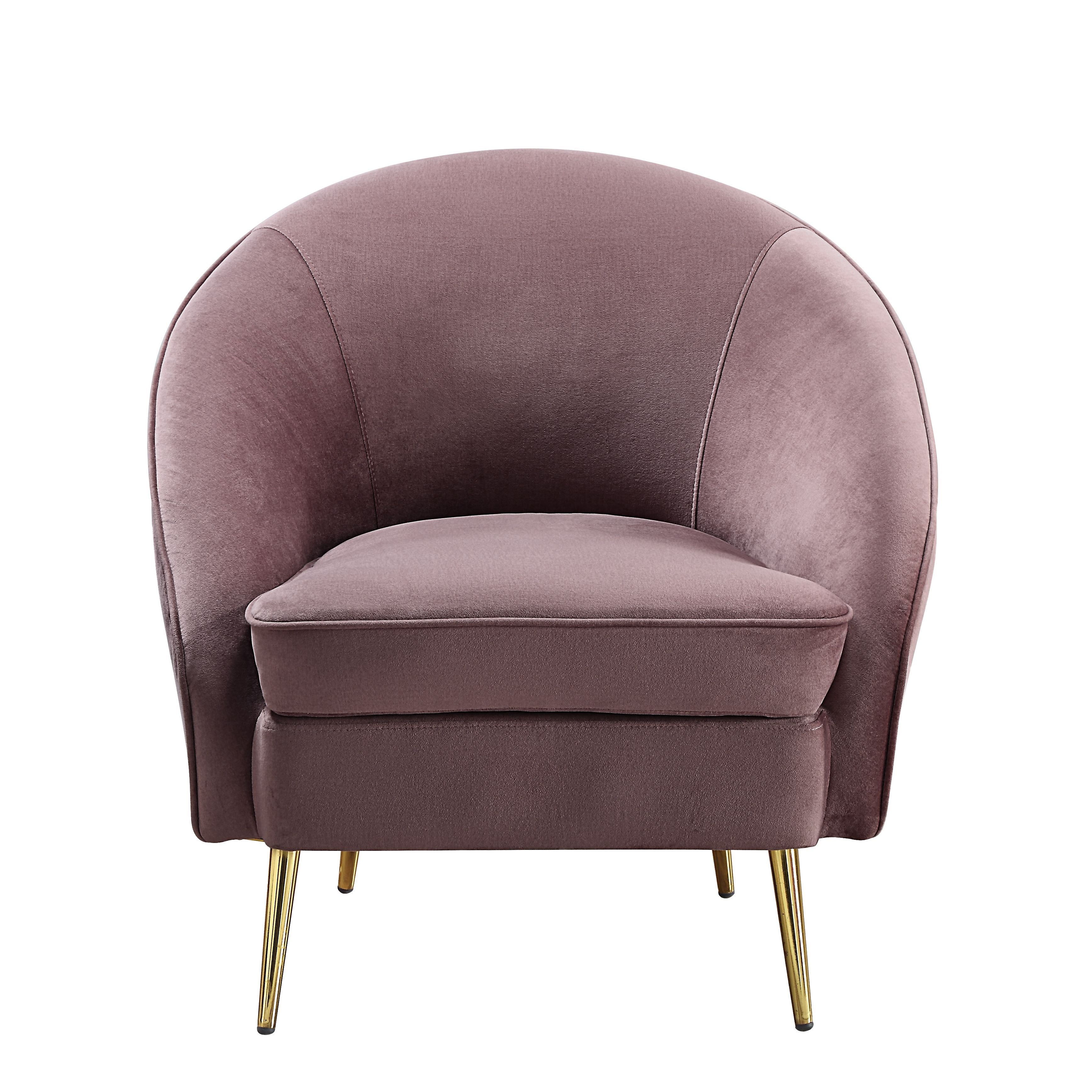 ACME Abey - Chair - Pink Velvet | Meri Furniture