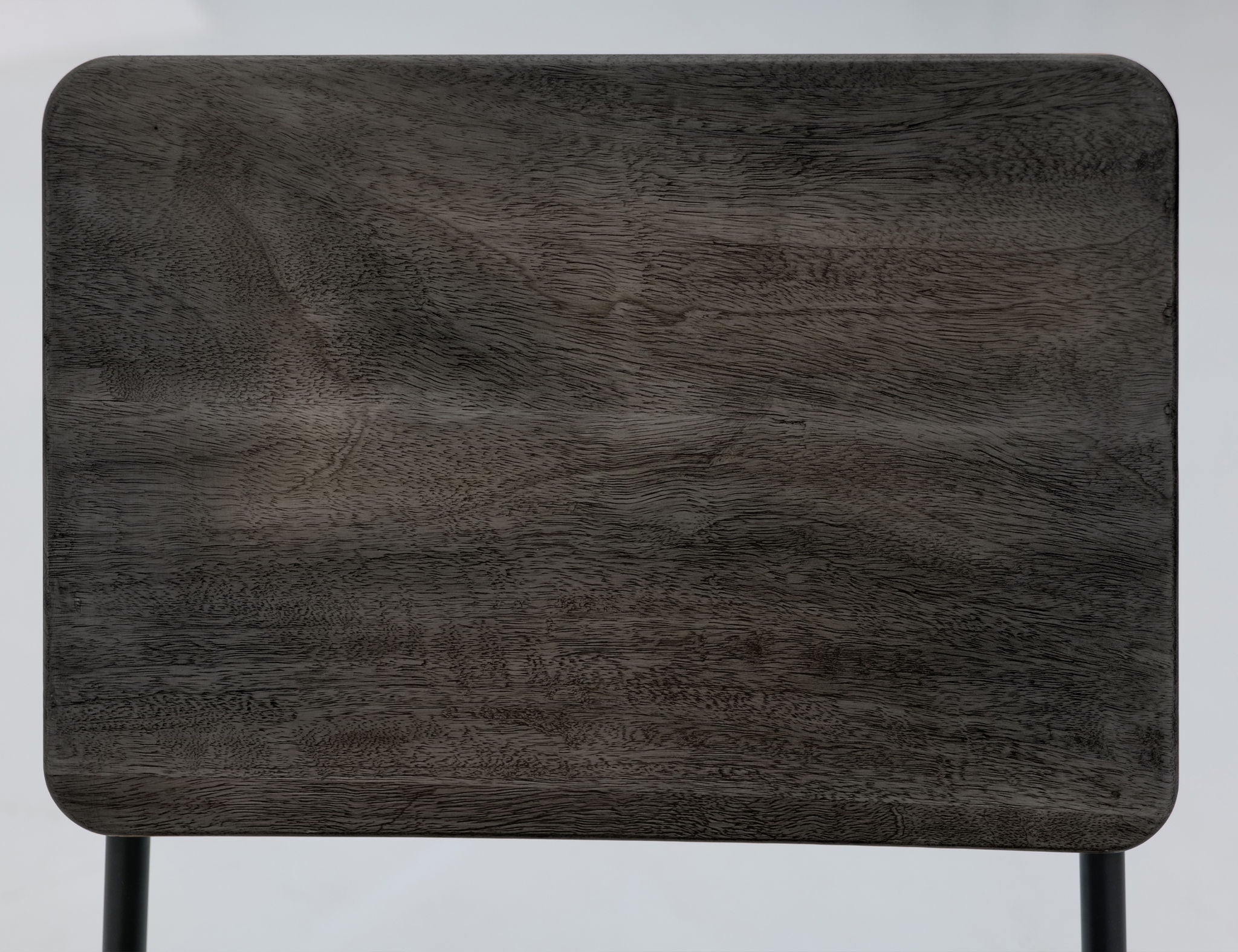 Balam - Upholstered Seat & Metal Base Chair (Set of 2) - Oil Black