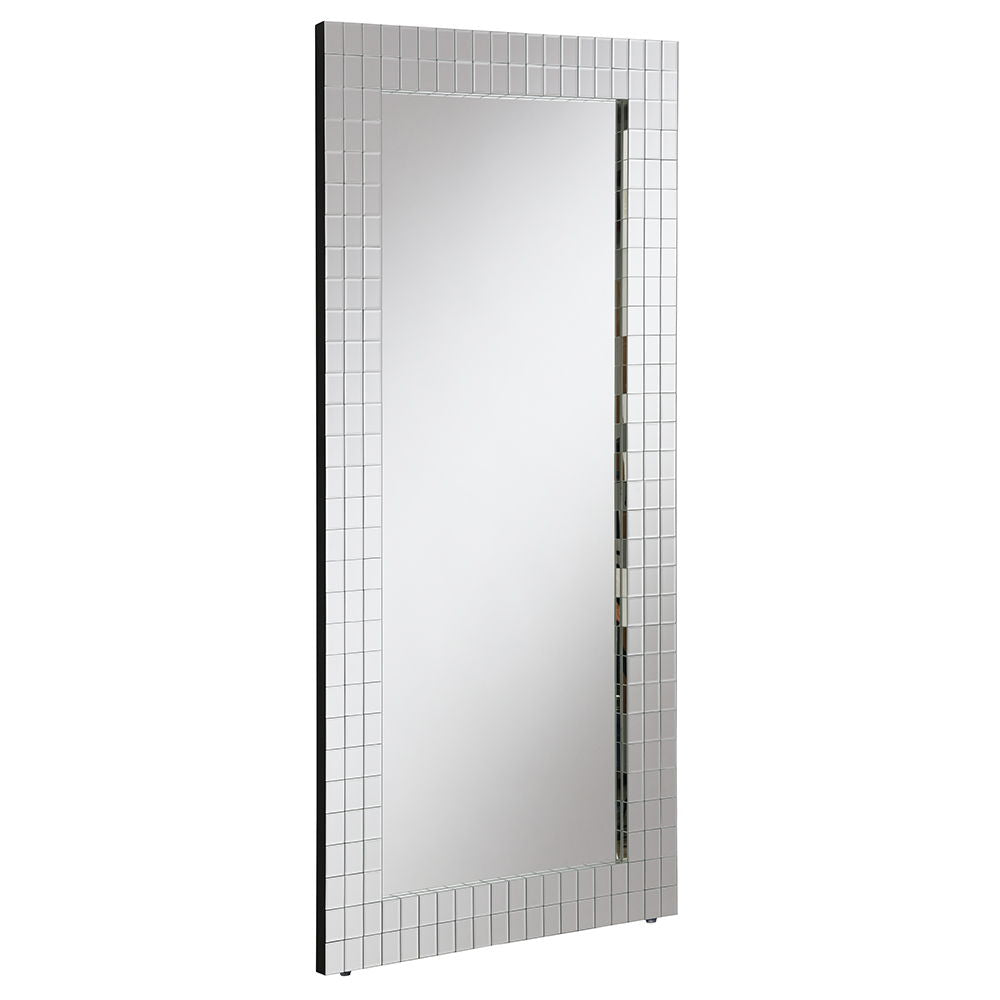 Dominic - Accent Mirror - Pearl Silver