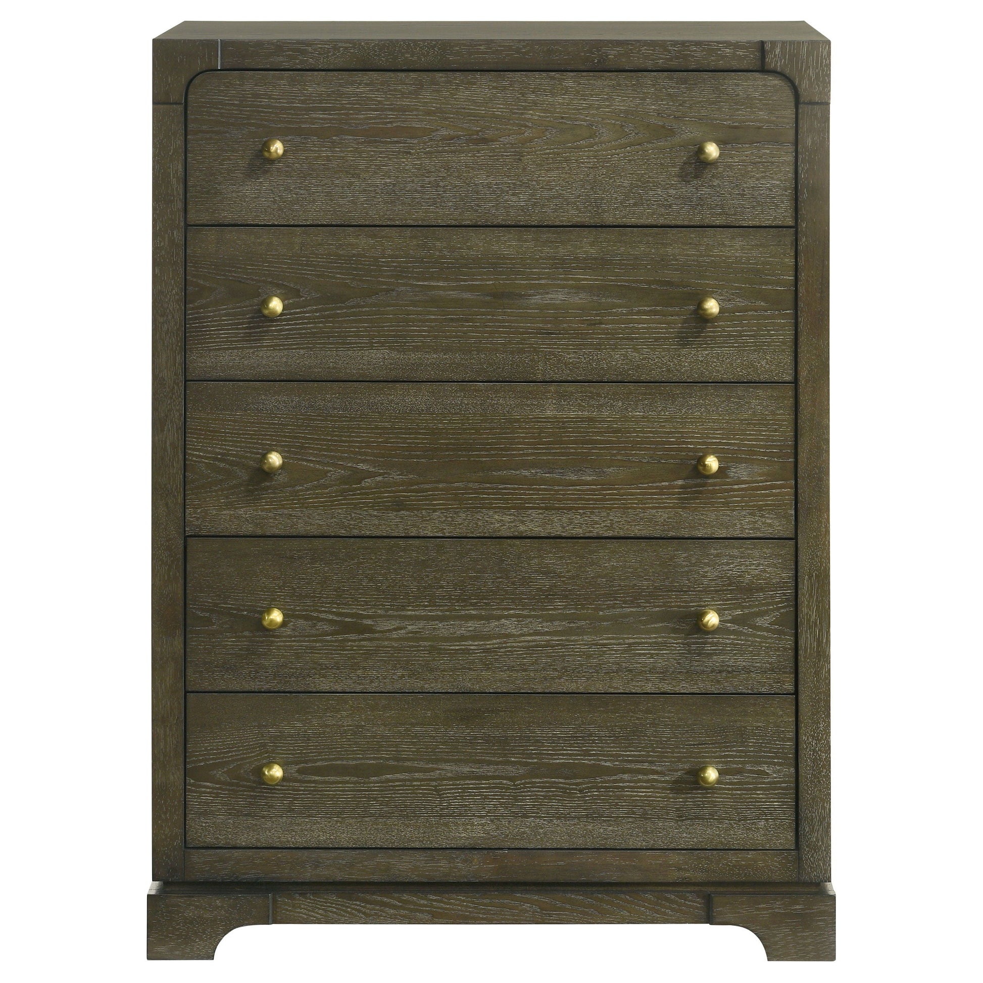 Coaster Fine Furniture Gran Park - 5-Drawer Bedroom Chest Of Drawers - Dark Cocoa | Meri Furniture