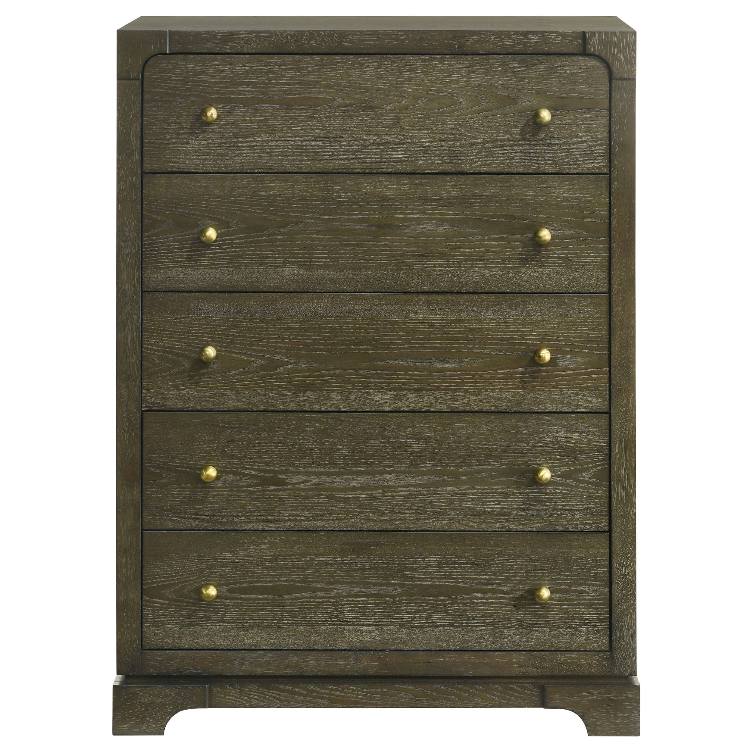 Coaster Fine Furniture Gran Park - 5-Drawer Bedroom Chest Of Drawers - Dark Cocoa | Meri Furniture