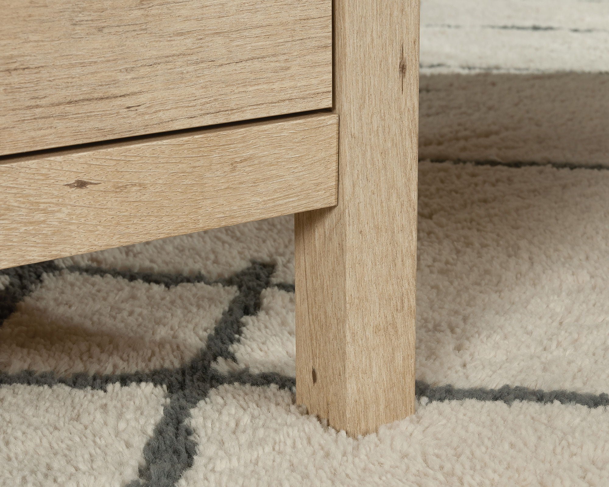 L-Shaped Home Office Desk in Prime Oak