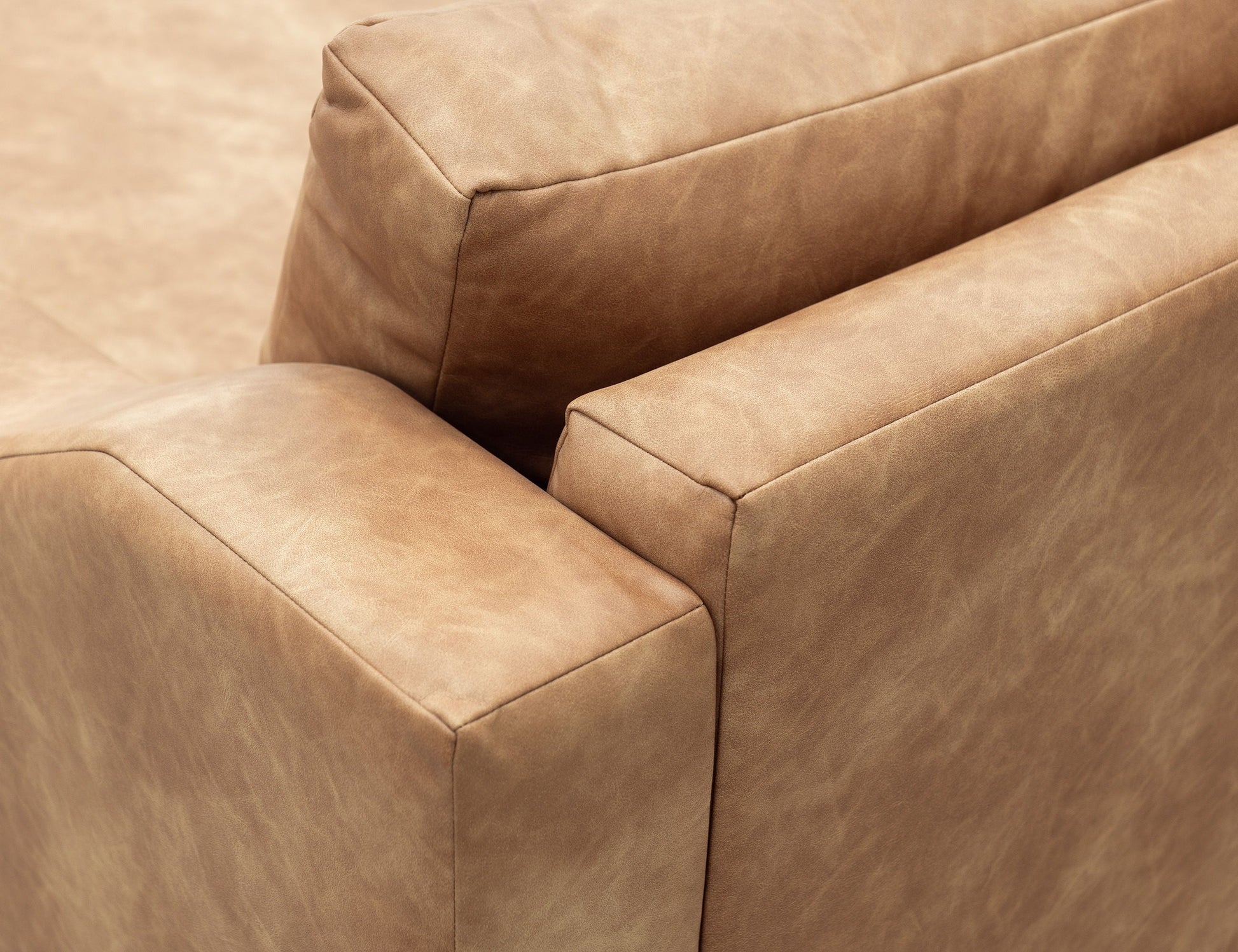 International Furniture Direct Olivo - RAF Loveseat - Orange | Meri Furniture