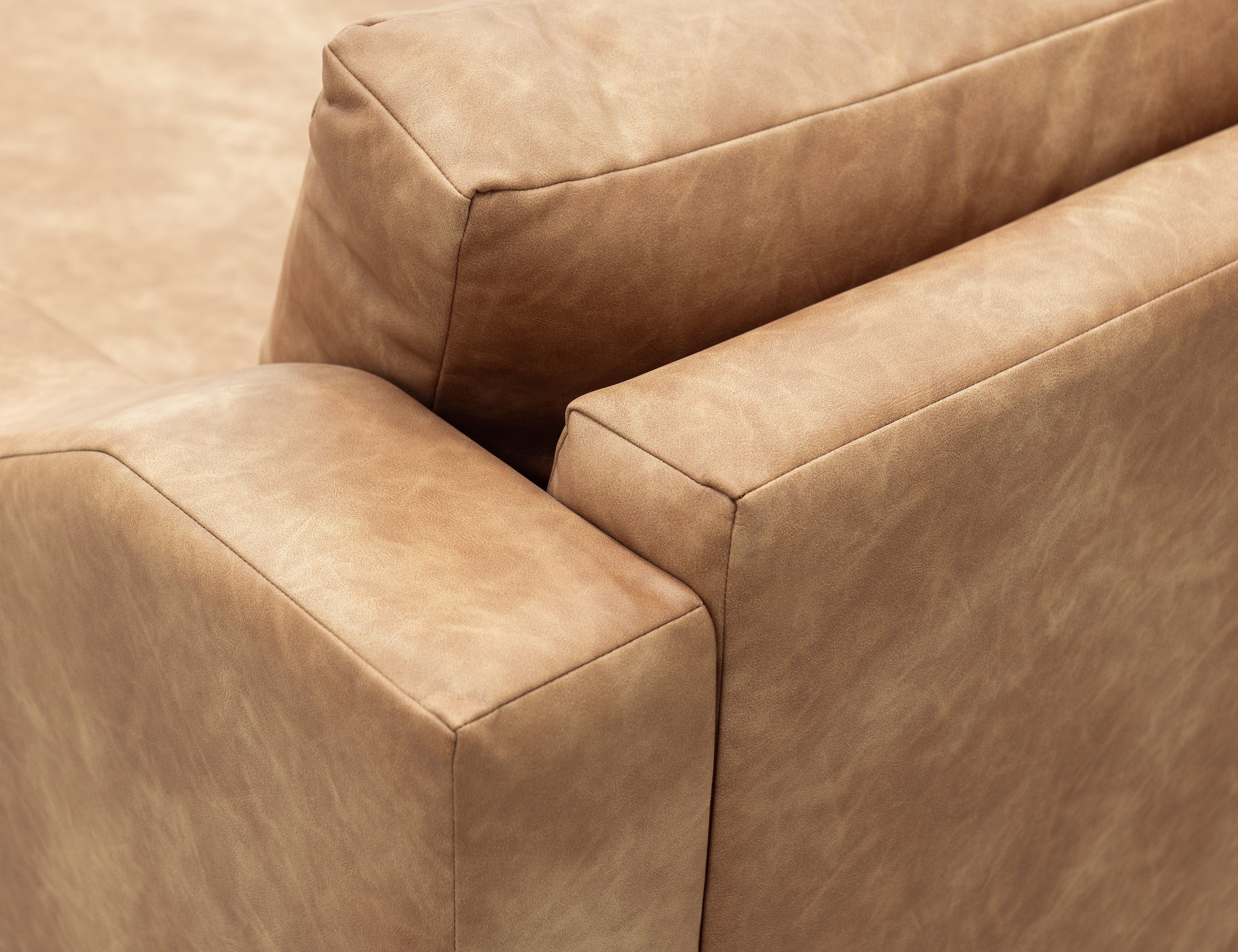 International Furniture Direct Olivo - RAF Loveseat - Orange | Meri Furniture