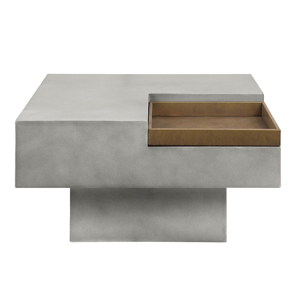ACME Kailano - Coffee Table - Weathered Gray | Meri Furniture