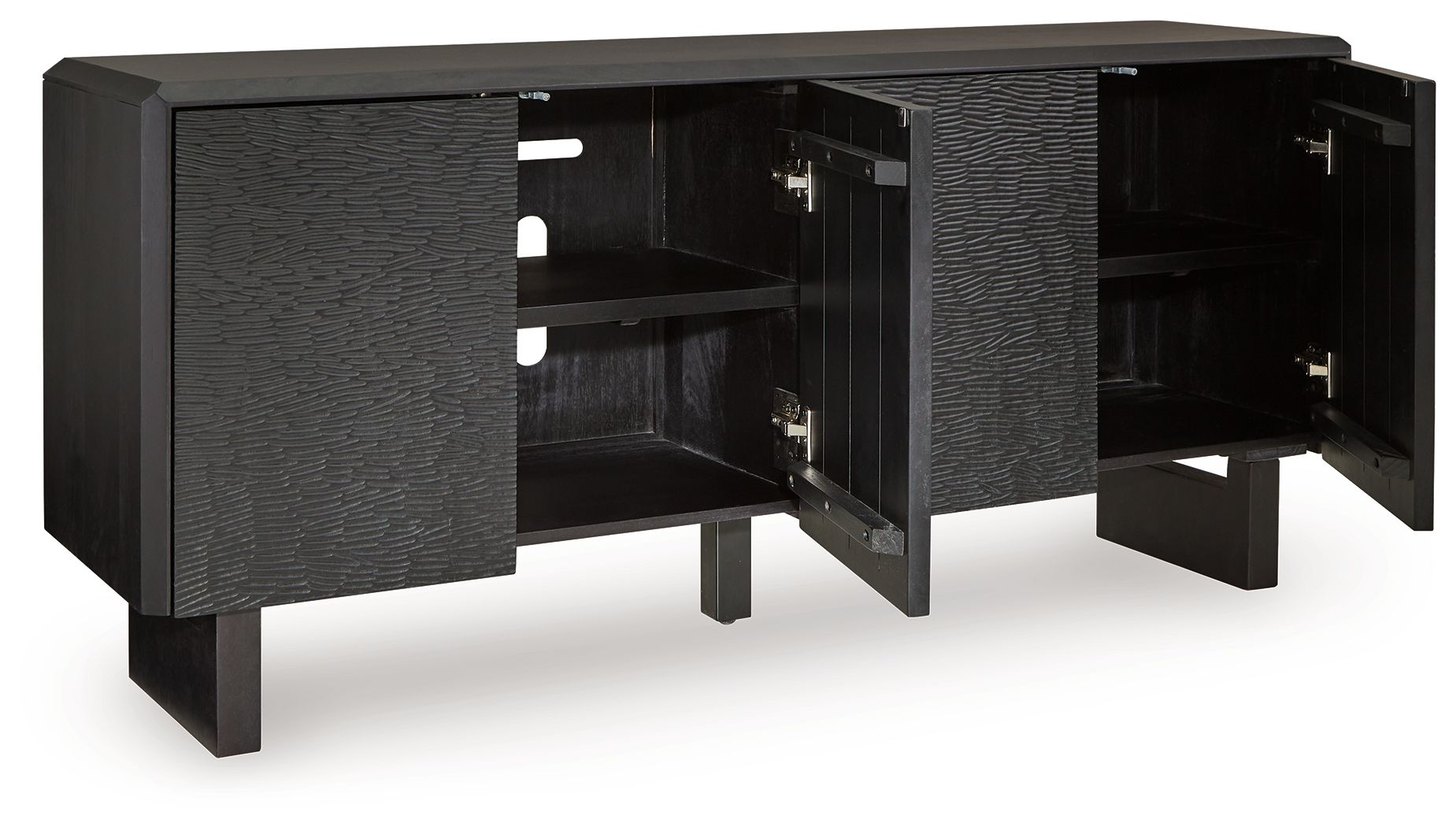 Signature Design by Ashley® Farrelmore - Black - Accent Cabinet | Meri Furniture