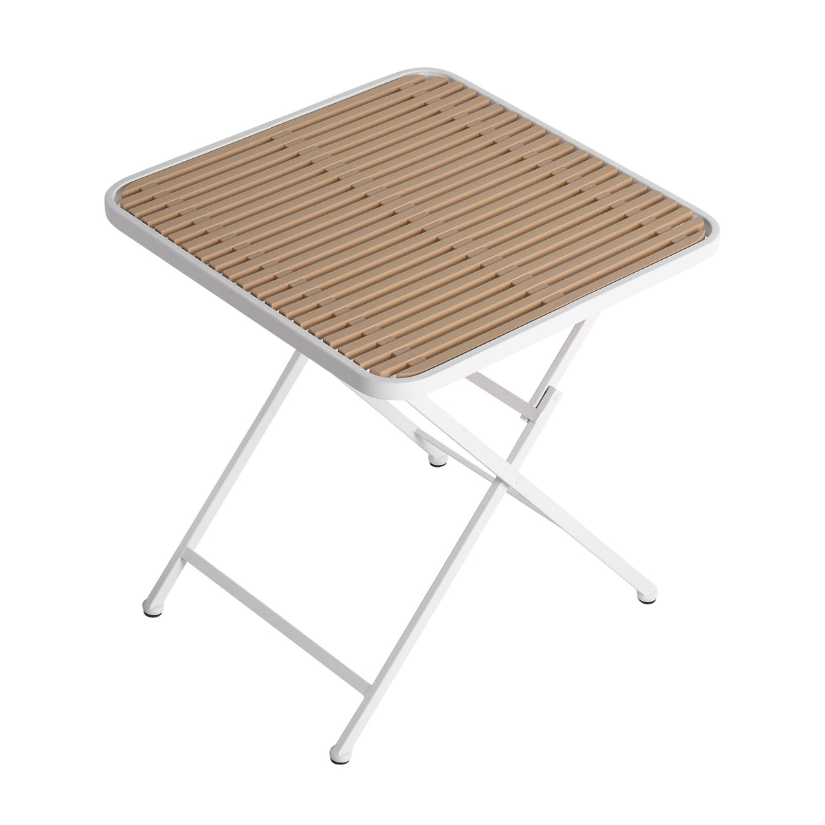 4 Piece Set Of Single Chairs With A Folding Square Table