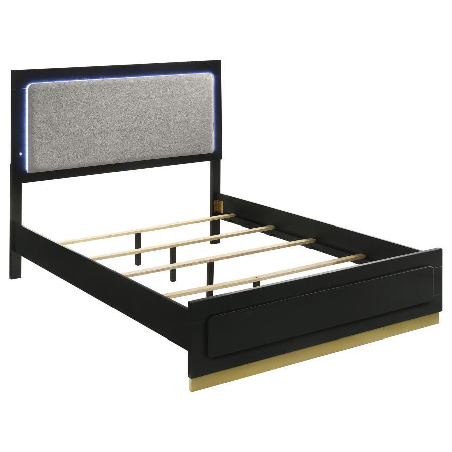 Coaster Fine Furniture Caraway - Wood LED Panel Bed | Meri Furniture