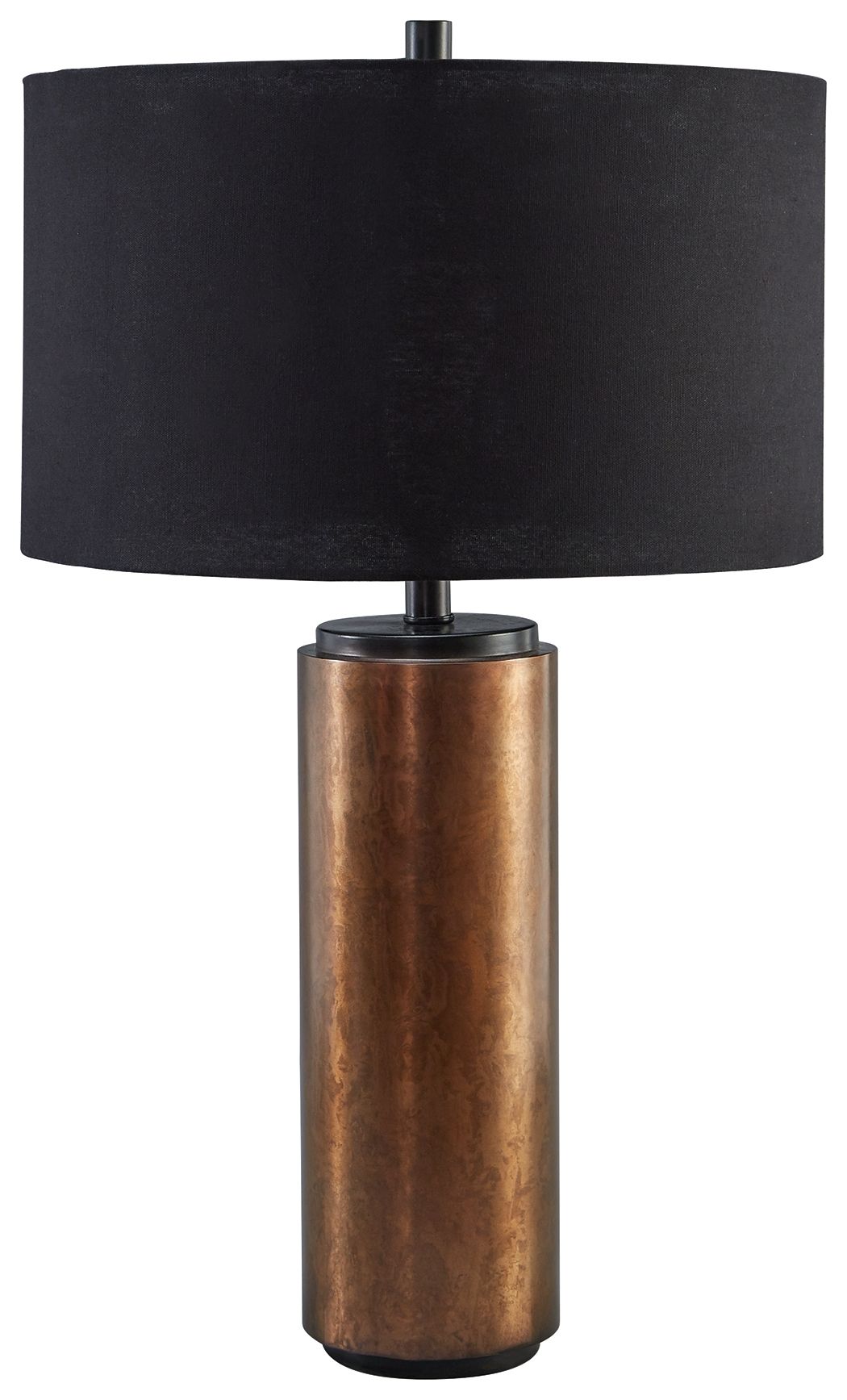 Ashley Furniture Hildry - Antique Brass Finish - Metal Table Lamp | Meri Furniture