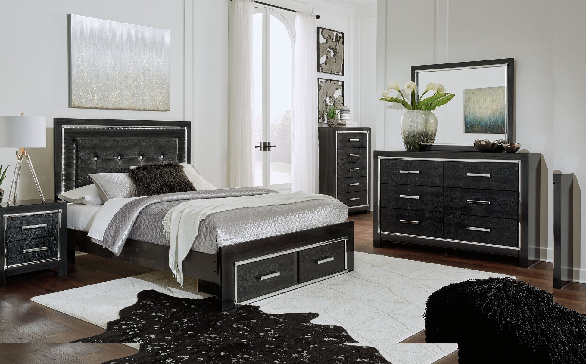 Signature Design by Ashley® Kaydell - Storage Bed With Roll Slats | Meri Furniture