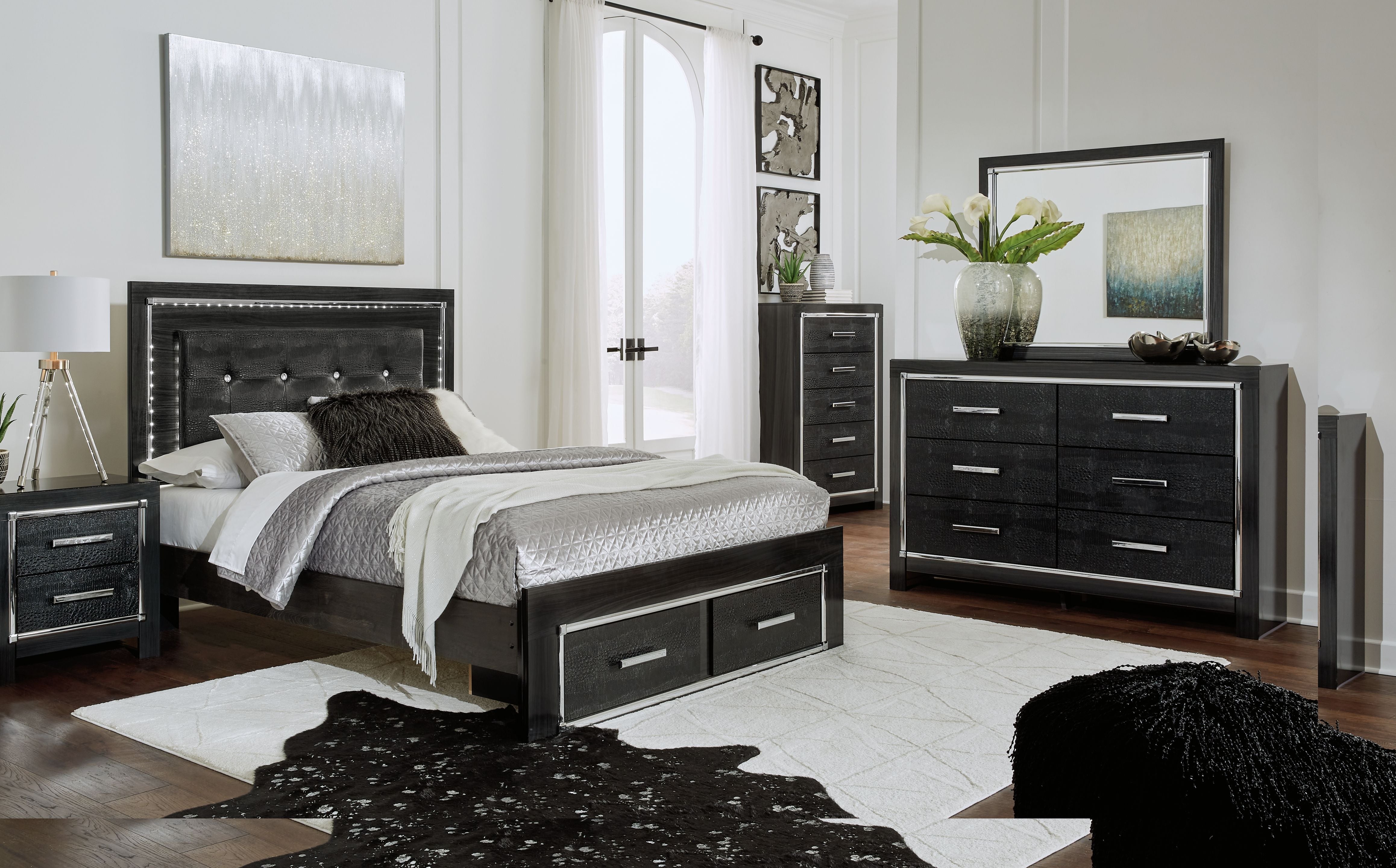 Signature Design by Ashley® Kaydell - Storage Bed With Roll Slats | Meri Furniture