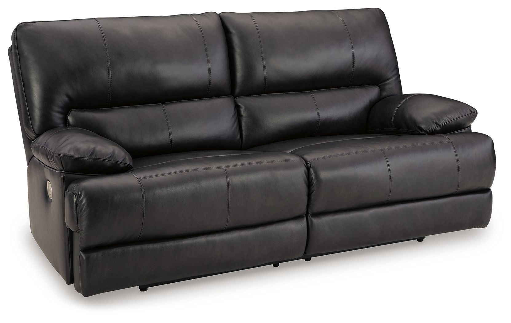 Signature Design by Ashley® Mountainous - Eclipse - 2 Seat Power Reclining Sofa With Adj Headrest | Meri Furniture