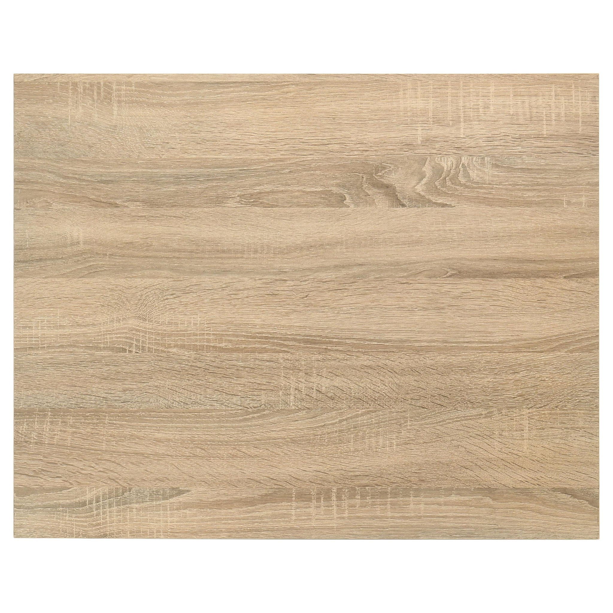 Garza Space Saving Rectangular Dining Table Greige Oak