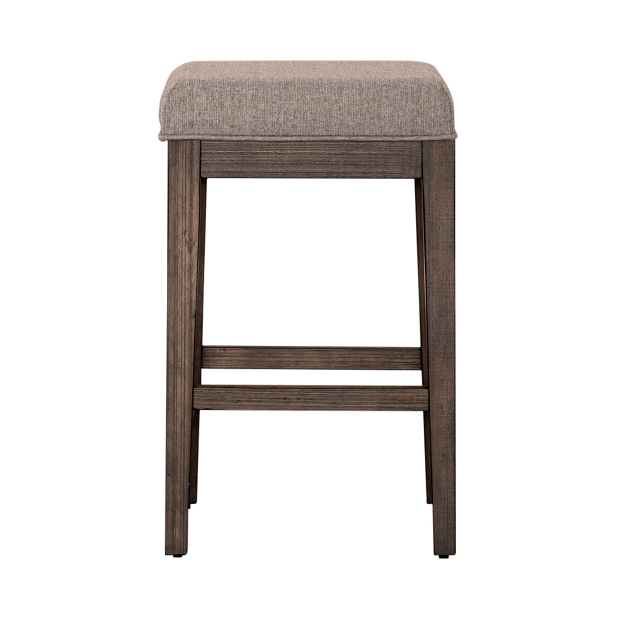 Liberty Furniture Arrowcreek - Upholstered Console Stool - Dark Brown | Meri Furniture