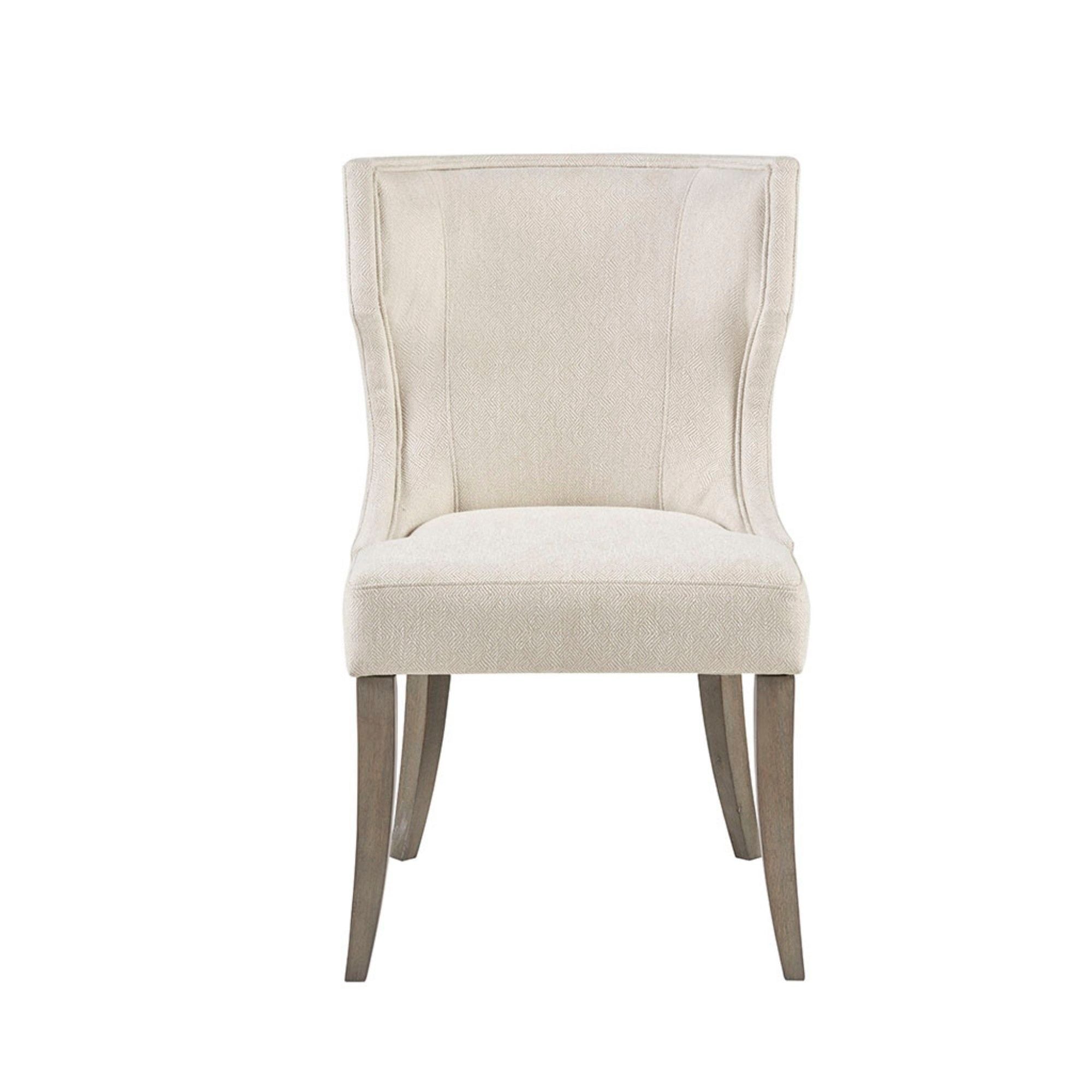 Elegant Design Dining Chair Polyester - Cream