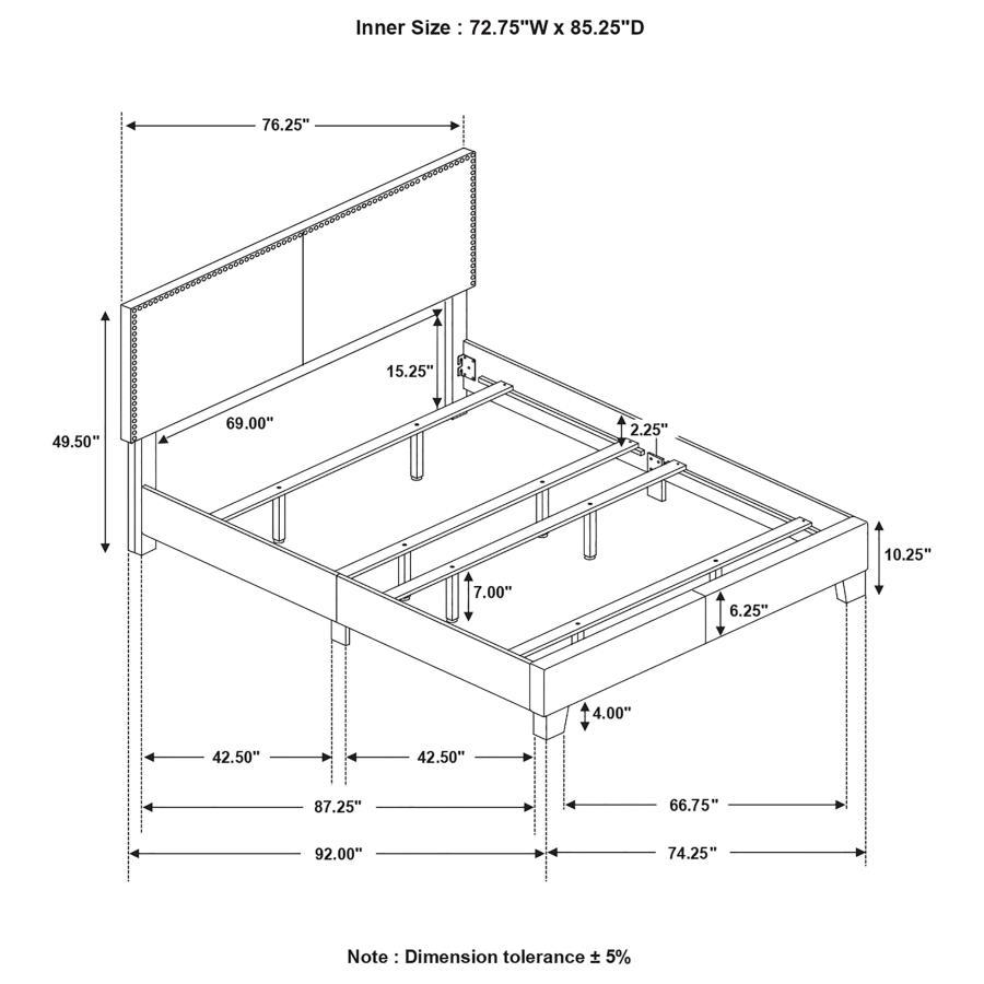 Coaster Fine Furniture Boyd - Upholstered Panel Bed | Meri Furniture
