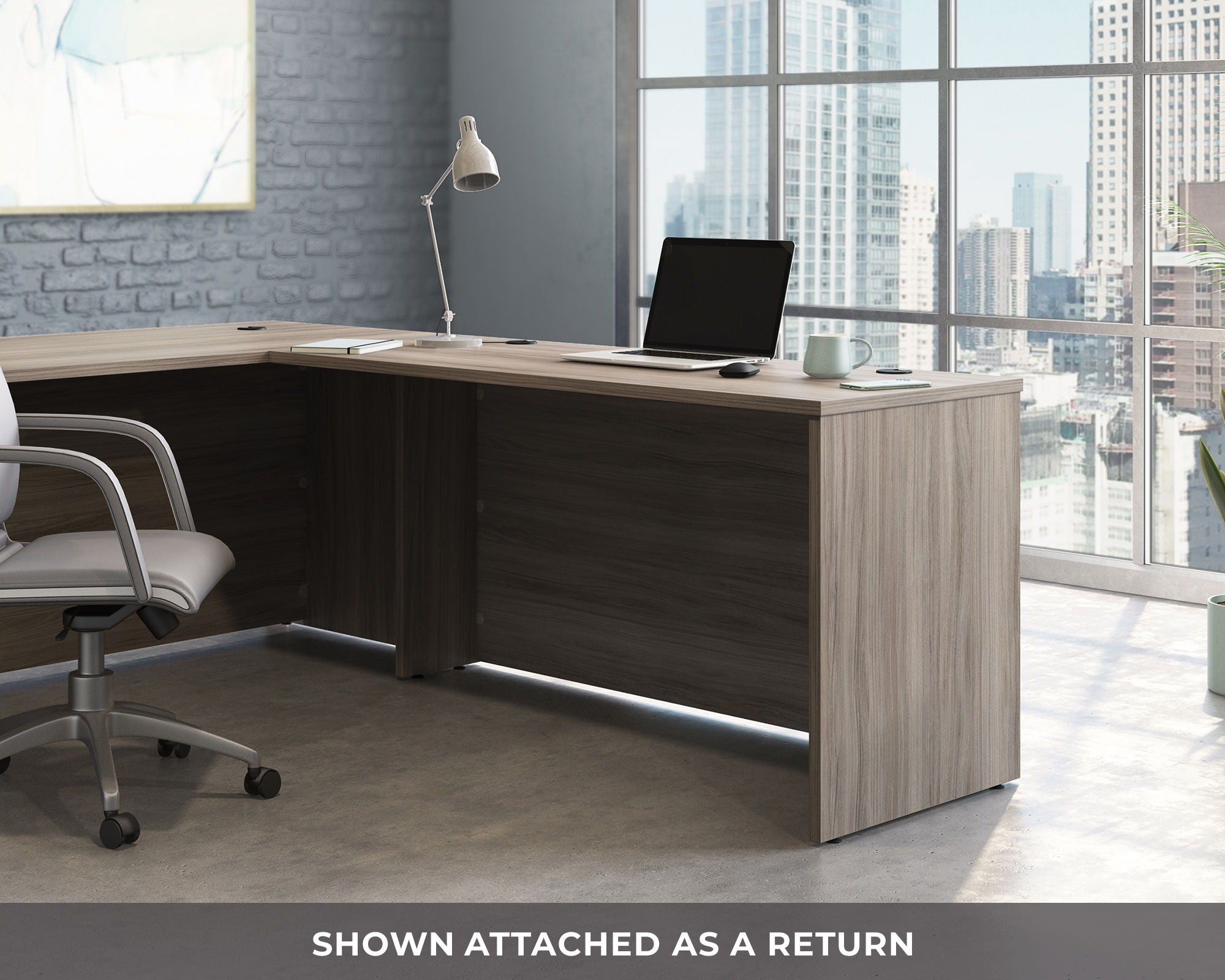 Commercial Desk 60" x 24" in Hudson Elm