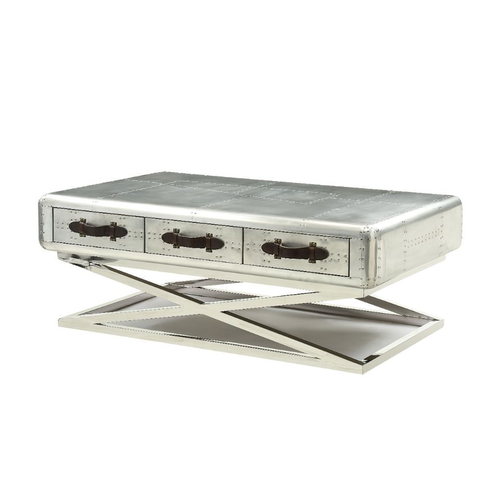 ACME Brancaster - Coffee Table - Aluminum | Meri Furniture