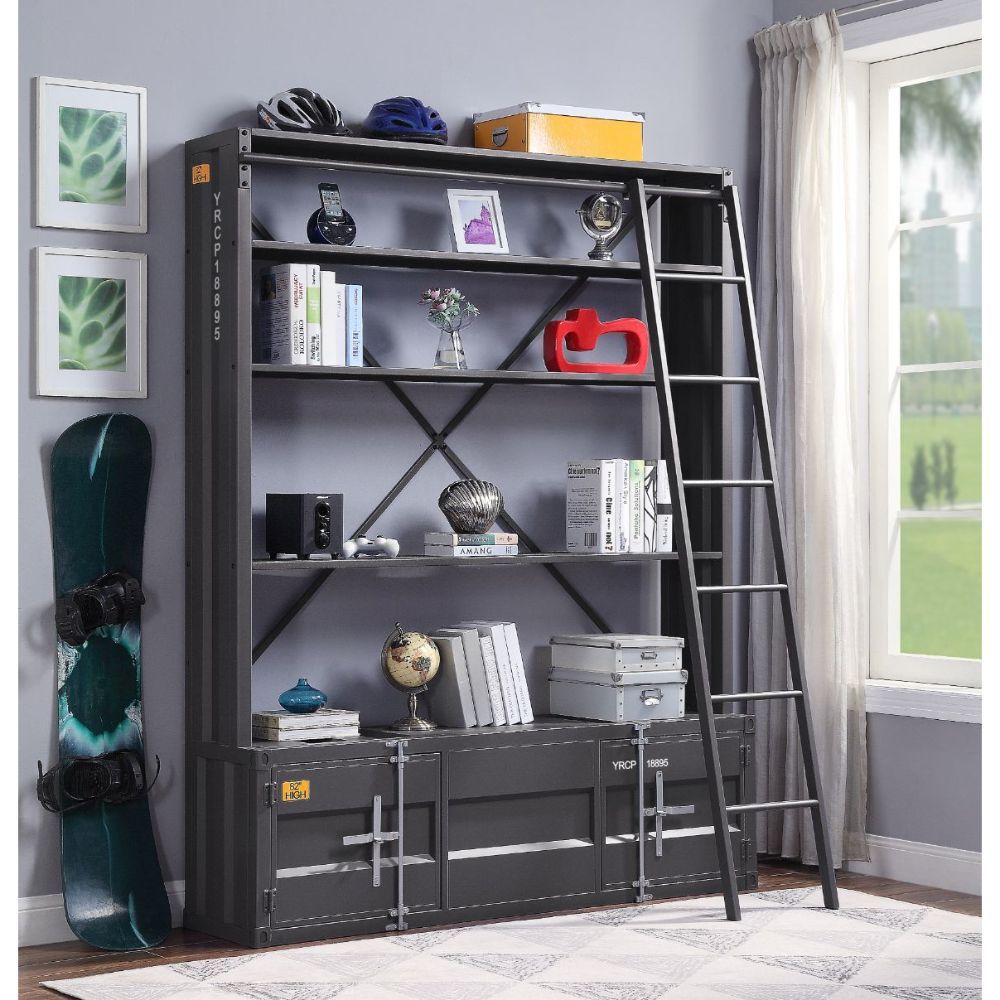 ACME Cargo - Bookshelf & Ladder | Meri Furniture