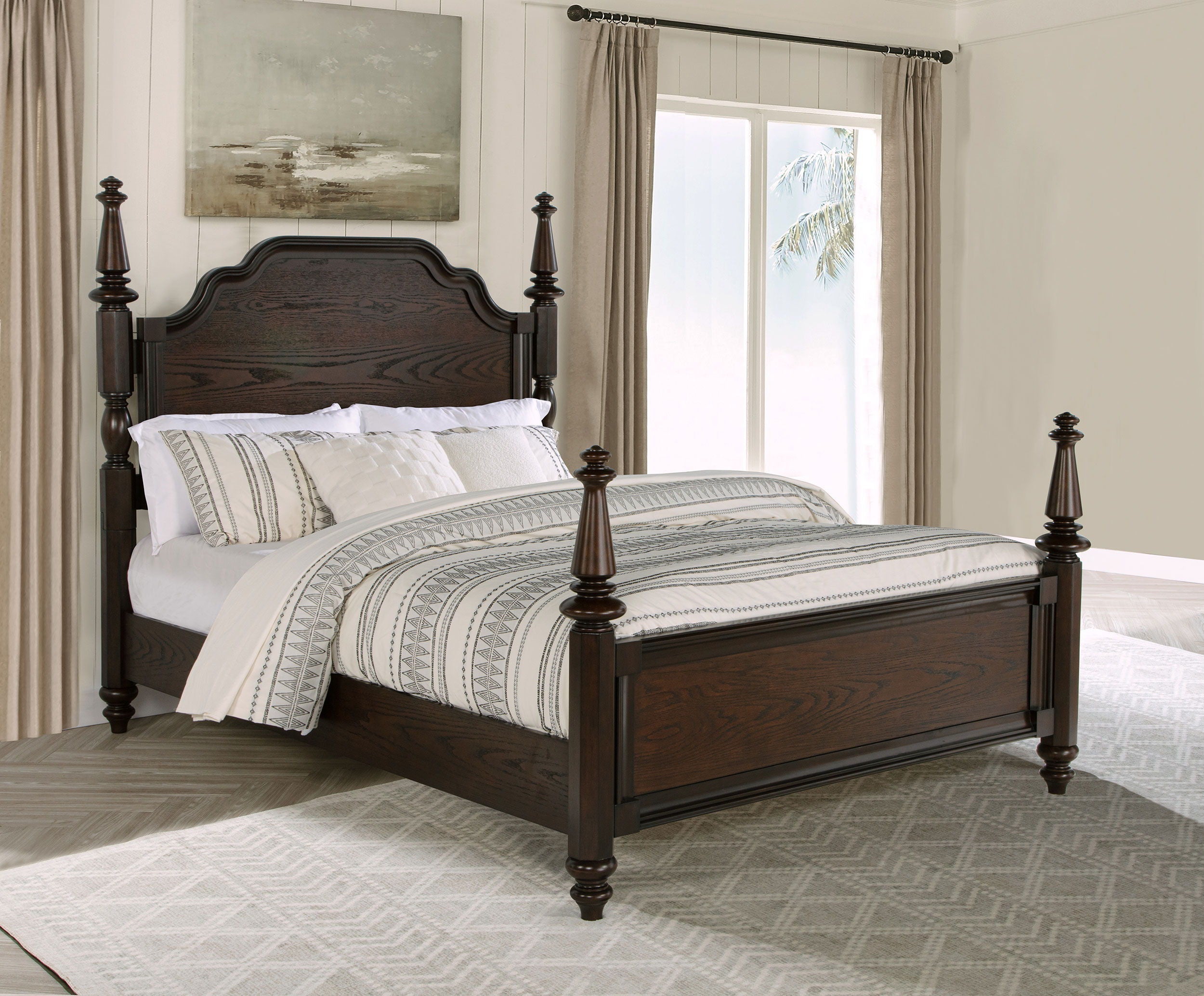 Coaster Fine Furniture Andover - Four Poster Bed | Meri Furniture