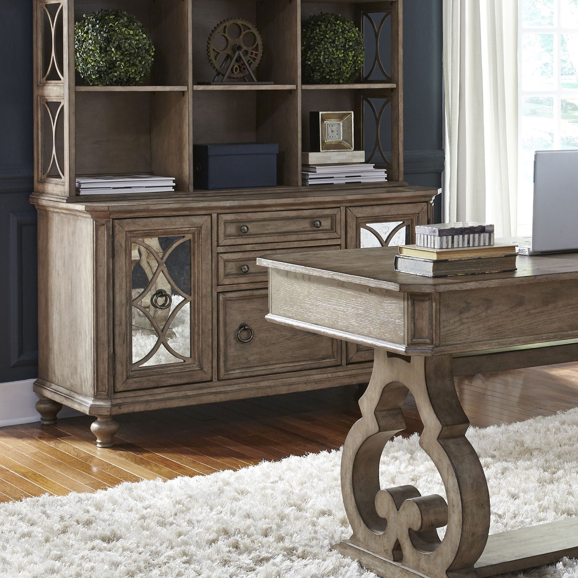 Liberty Furniture Simply Elegant - Credenza - Light Brown | Meri Furniture