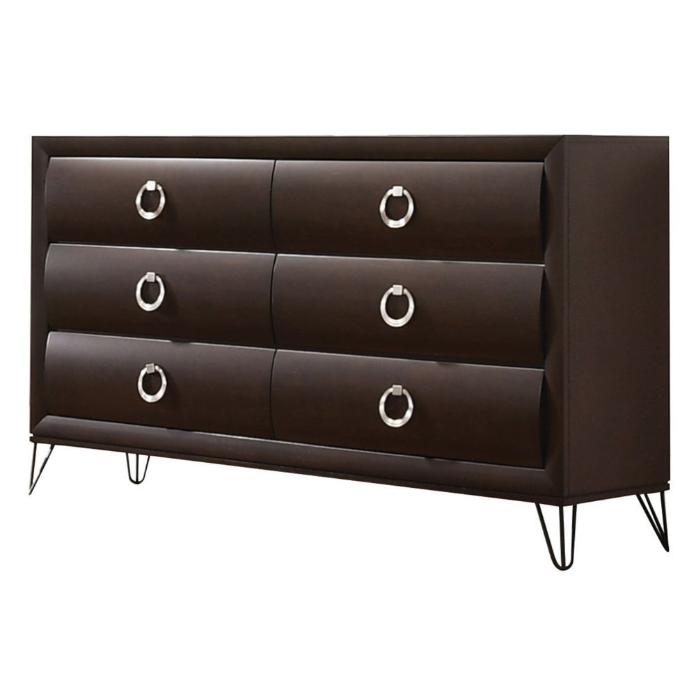 ACME Tablita - Dresser - Dark Merlot | Meri Furniture