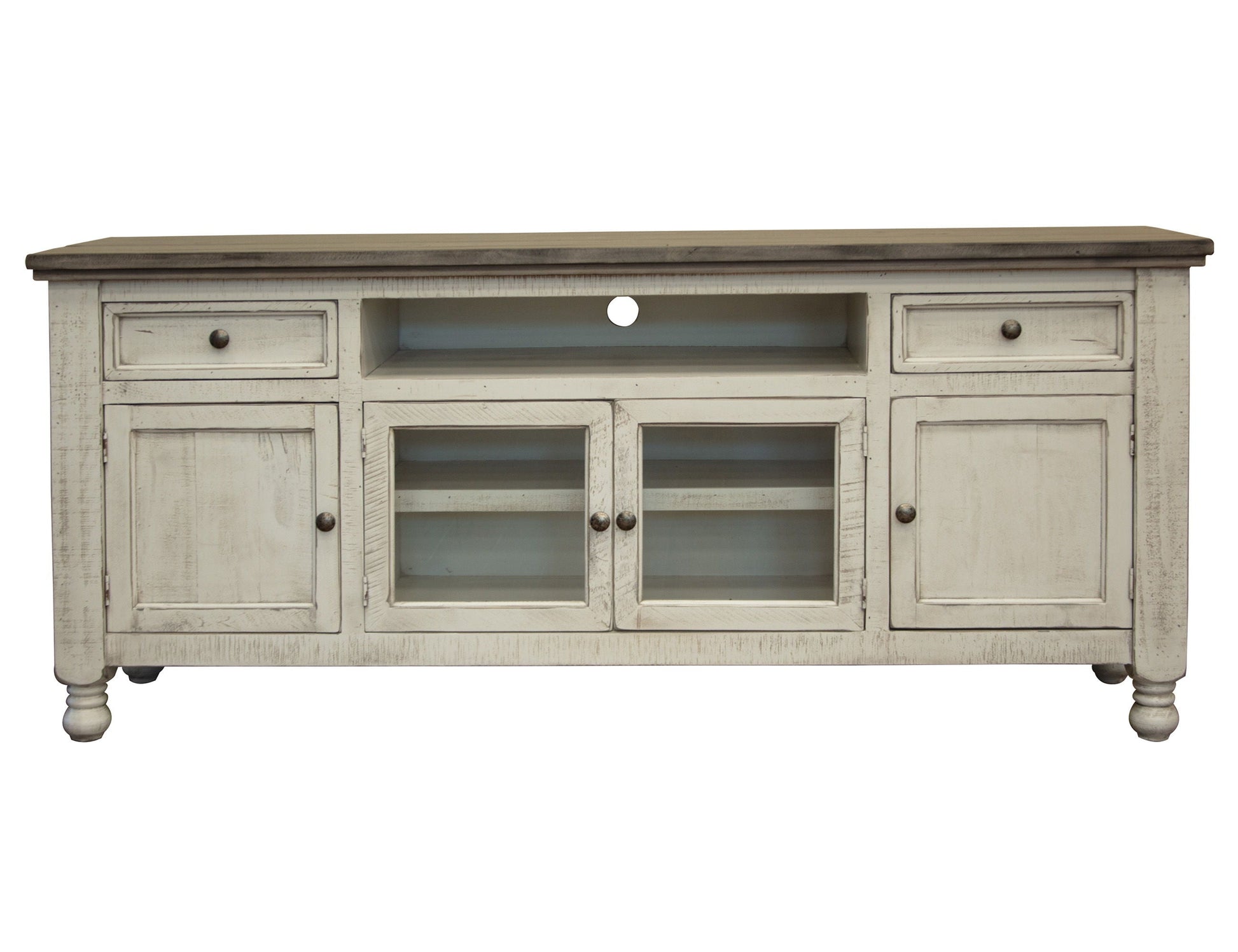 International Furniture Direct Stone - TV Stand | Meri Furniture