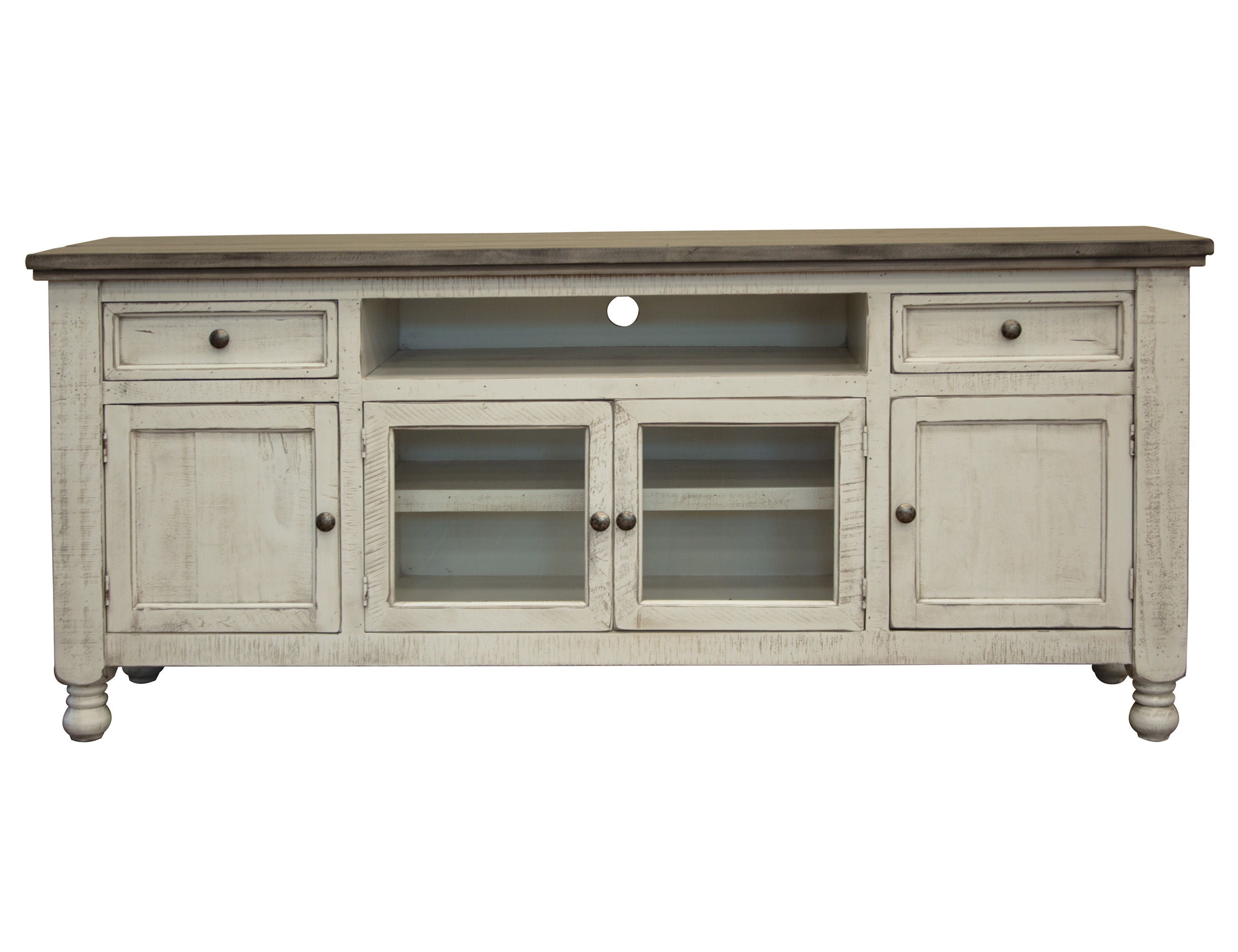 International Furniture Direct Stone - TV Stand | Meri Furniture