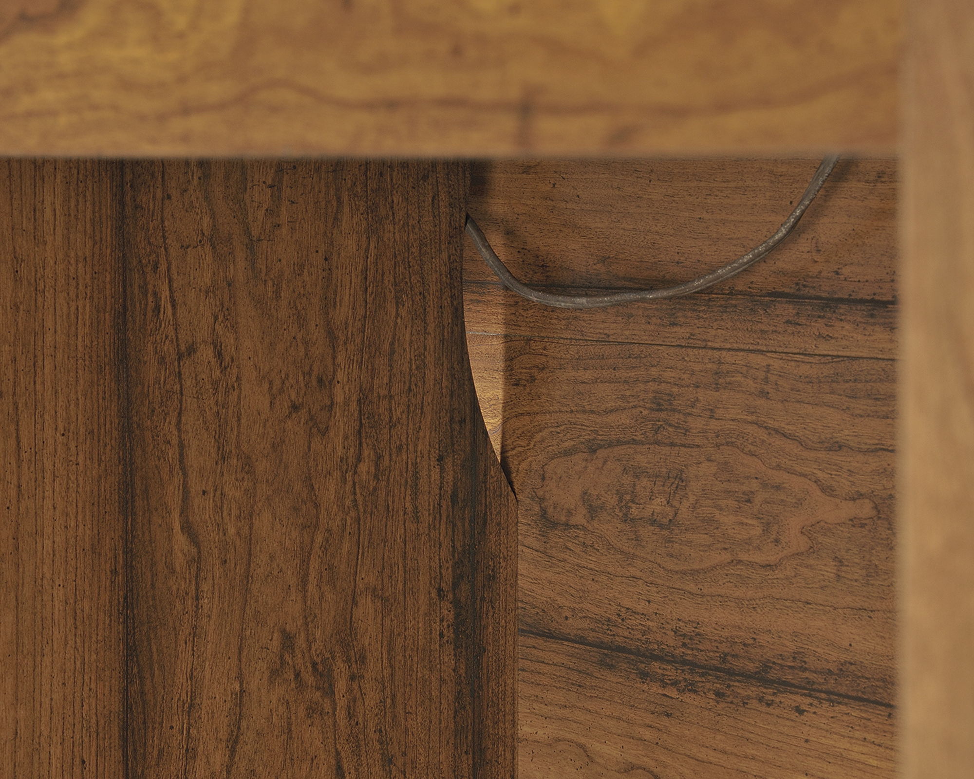 Carson Forge Computer Desk Washington Cherry