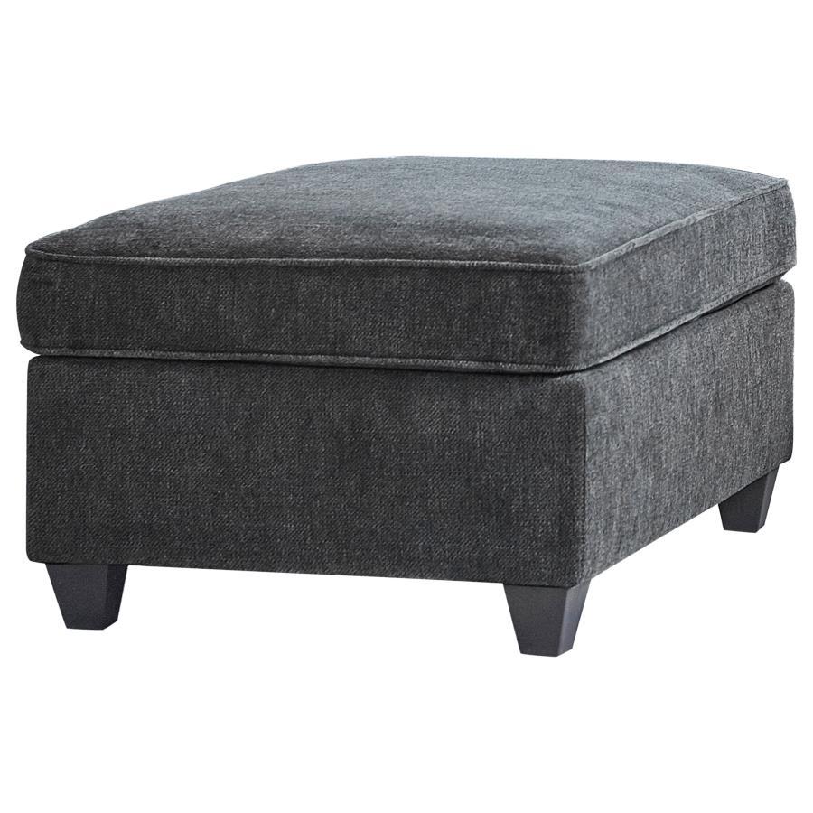 Coaster Fine Furniture Mccord - Rectangular Upholstered Ottoman - Dark Gray | Meri Furniture