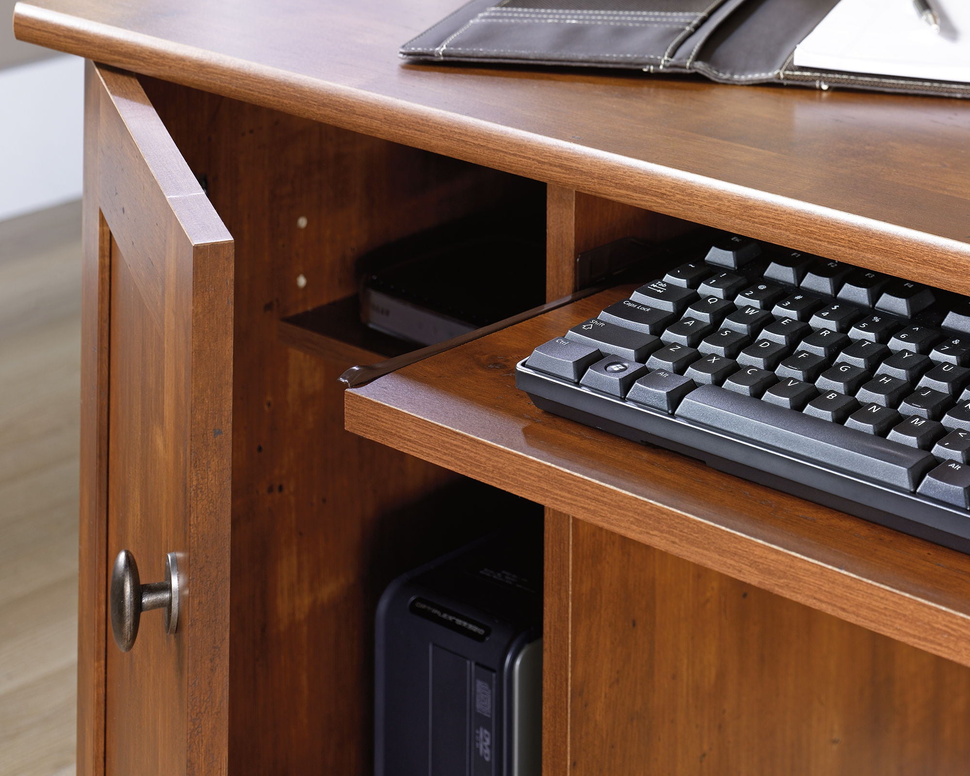 Home Office Computer Desk Brushed Maple